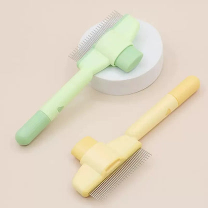 1/2PCS Pet Brush Dog Cat Fur Flash Brush for Long Short Hair Self-Cleaning Pet Comb for Removes Knots and Loose Hair Animal Comb