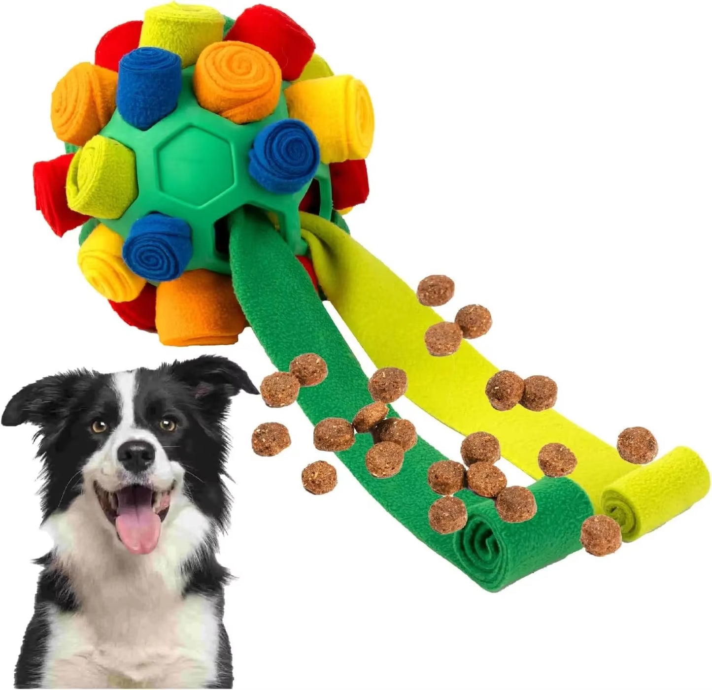 Dog Snuffle Balls - Machine Washable Foraging Toy for Puppies and Boredom Relief