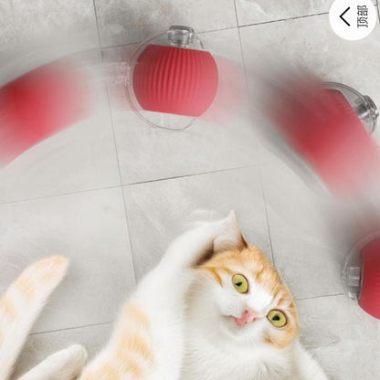 Interactive Cat Toy Ball, Fast Rolling Cat Toy, Cat Teaser Toy, Pet Entertainment Supplies, Pet Interactive Toy, Cat Teething Toy